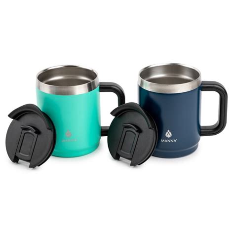 Manna 14-fl oz Stainless Steel Insulated Travel Mug (2-Pack) at Lowes.com
