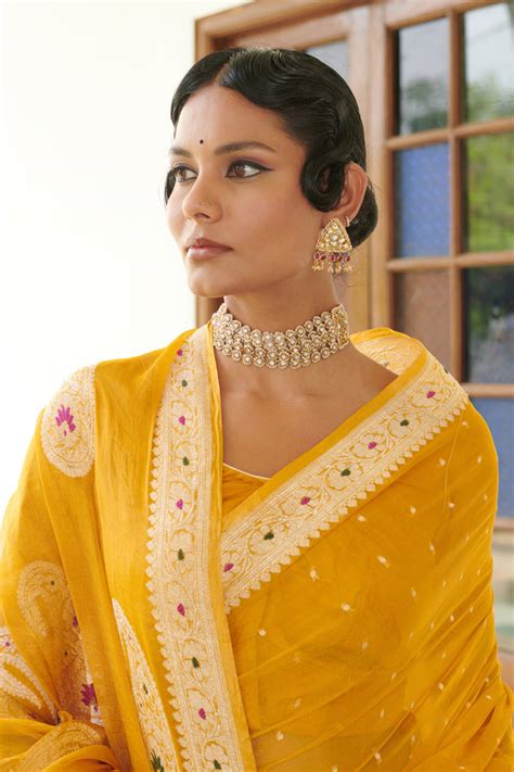 Noor – Jadau Pearl Layered Choker Set – Label Pankhuri