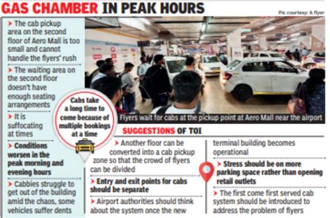 Flyers' hassle to board cabs persists at new pickup point in Pune ...