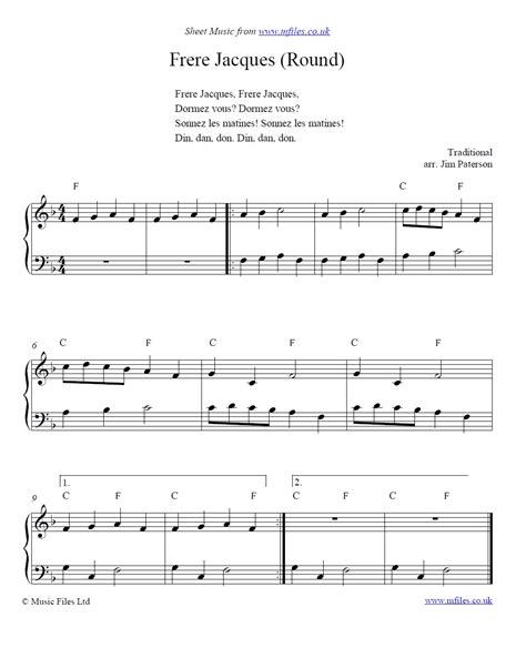 Frere Jacques Nursery Rhyme-Lyrics, History, Video, Lesson Plans & More ...