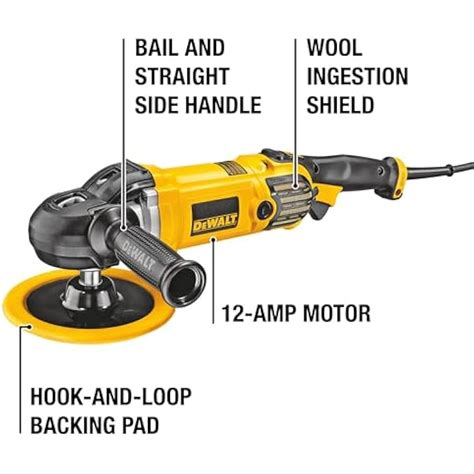 DEWALT Buffer Polisher, 7-in-9-in, 12 amp, Variable India | Ubuy