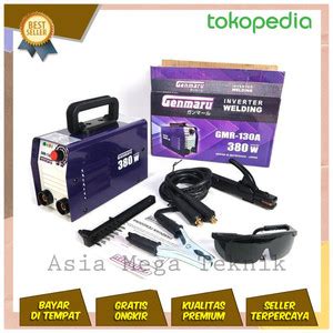 Jual Mesin Las Listrik 380 W Trafo Inverter Las 130 A Igbt Genmaru Tri ...