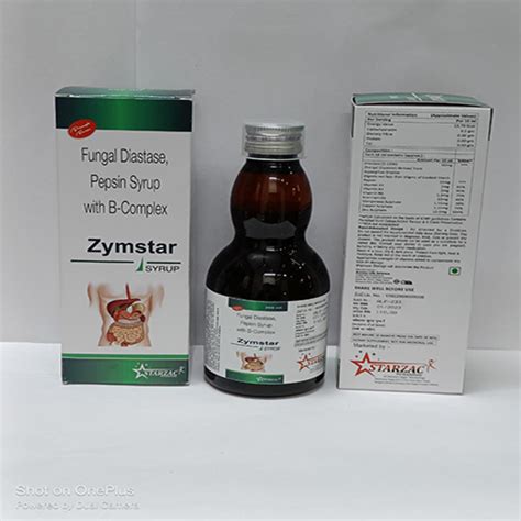 Zymstar Tablets - Fungal Diastase, Pepsin Syrup with B-Complex ...
