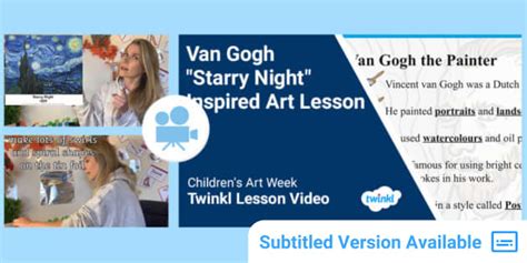 Top Ten Vincent van Gogh Activities for Kids - Twinkl
