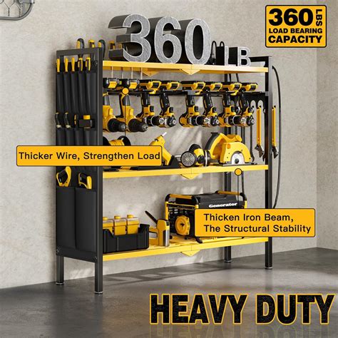 NattyDot Large Power Tool Organizer Cart with Charging India | Ubuy
