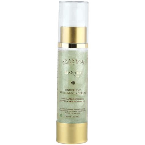 Under Eye Revitalizer Serum Swiss Apple Stem Cell Saffron and Nano Sil ...