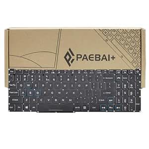 PAEBAI+ Replacement Laptop Keyboard Backlit Compatible with Acer Aspire ...