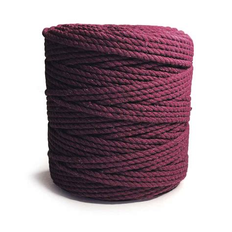 Maroon - 4 mm Twisted Macrame Cord – Adikala - Craft Store