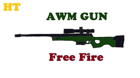 ArtStation - AWM sniper rifle