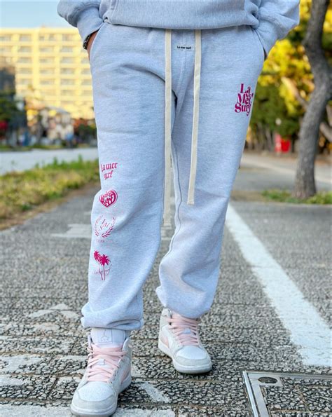 Multi Logo sweat pants(フーディー別売り) | La mer surf