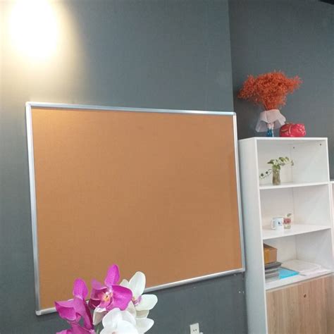 Bảng Ghim Treo Tường - 2 Bề Mặt Ghim Nỉ và Ghim Lie (Bần)