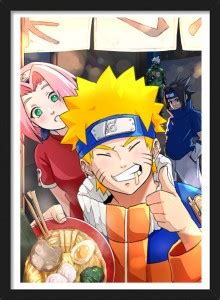 Naruto Uzumaki x Ichiraku Ramen | Naruto Frames & Posters | Anime Paper ...