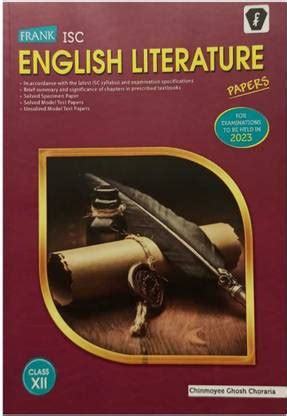 Frank ISC English Literature Paper Class 12: Buy Frank ISC English ...