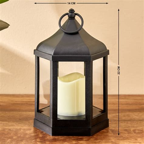 Buy Pegasus Meadows Set of 2 Polypropylene LED Lanterns from Home ...