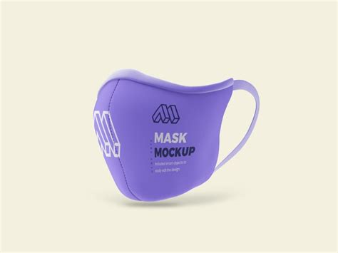 Covid 19 Mask PSD Mockup - graphberry.com