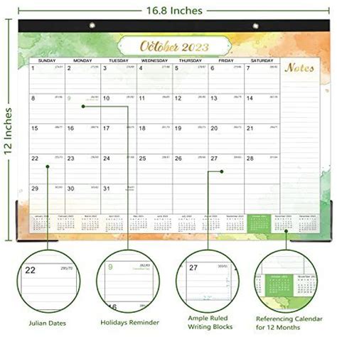 Desk Calendar 2023-2024 - Calendar 2023-2024 from India | Ubuy