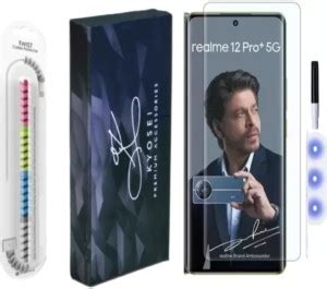 kyosei Edge To Edge Tempered Glass for Realme 12 Pro Plus, Realme 12 ...