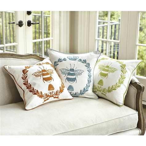 Embroidered Napoleonic Bee Pillow | Ballard Designs