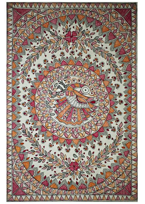 Get Madhubani Painting Peacock at ₹ 2135 | LBB Shop