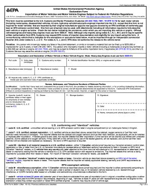 EPA 3520-1 2010 - Fill and Sign Printable Template Online