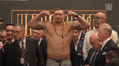 Oleksandr Usyk vs Daniel Dubois 2 Weigh In Results – RingSide24