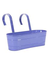 Oval Railing Planter Large Purple– Exotic Flora