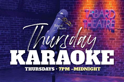 Cabaret Karaoke, Tabard Theatre Company, San Jose, 5 October to 6 ...