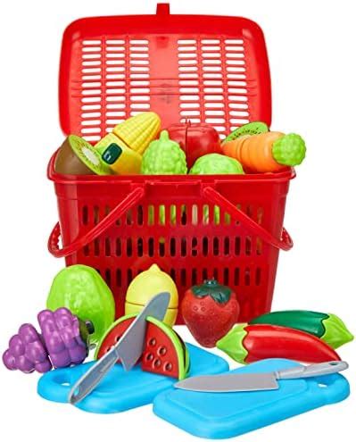 Buy BabyGo Realistic Sliceable 7 Pcs Fruits Cutting Play Toy Set (5 ...