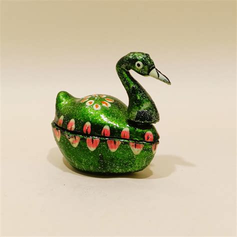 Handmade Fiber Swan for Temple Decor | Decorative Tika Holder — Diwam ...