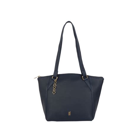 Alyssa Blue Medium Tote Bag