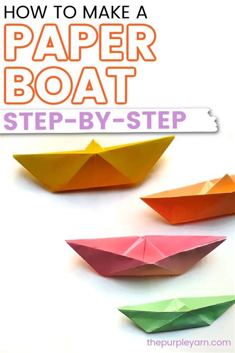 Image result for Paper Boat Step by Step