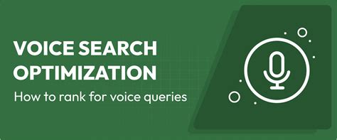 Voice Search Optimization: How to Rank for Voice Queries