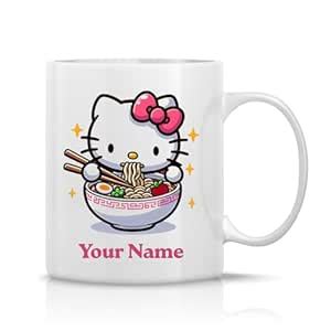 Buy Half Engineer Gifts - HE Hello Kitty Custom Name Coffee Mug 325ml ...
