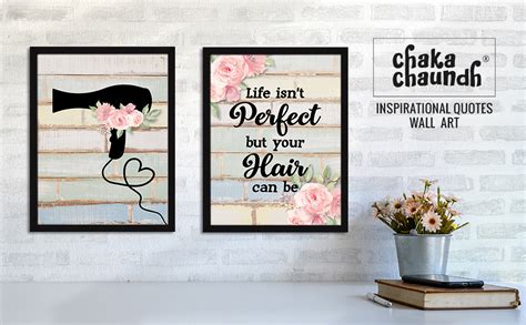 Chaka Chaundh - Saloon wall frames - Saloon wall poster - Beauty ...