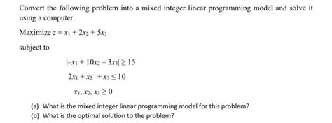Mixed Integer Problem 的图像结果