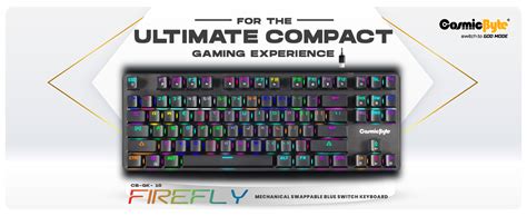Amazon.in: Buy Cosmic Byte CB-GK-16 Firefly TKL Mechanical Gaming ...