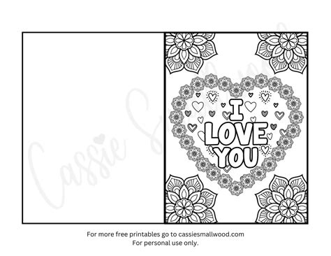 93 CUTEST Printable Valentine's Day Cards To Color | Printable ...