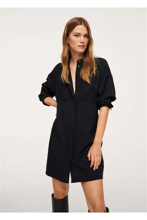 Puffed Sleeves Dress – Styched Fashion