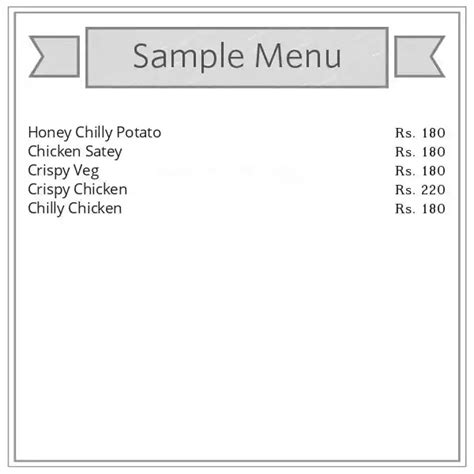 Menu of O'Saiba New Cafe, Mandrem, Goa