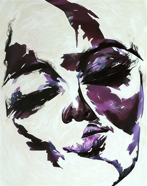 "Untitled 21": Steel Grey Acrylic Painting by Vijay Shelar – ArtZolo.com