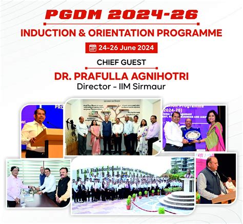 News: Student Induction Programme 2024 at LBSIM Delhi
