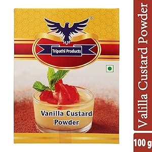 Tripathi Products Vanilla Custard Powder 100 Grams : Amazon.in: Grocery ...