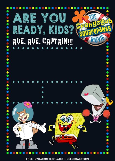 11 spongebob squarepants pack of 10 kids children birthday party ...