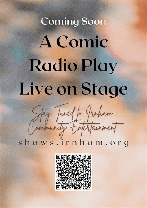 A comic radio play brought to life on stage, Irnham Hall Weddings ...