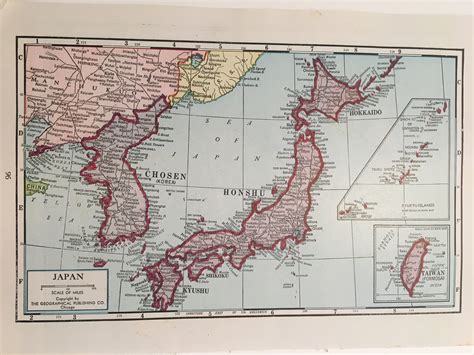 Map Of Japan 1940