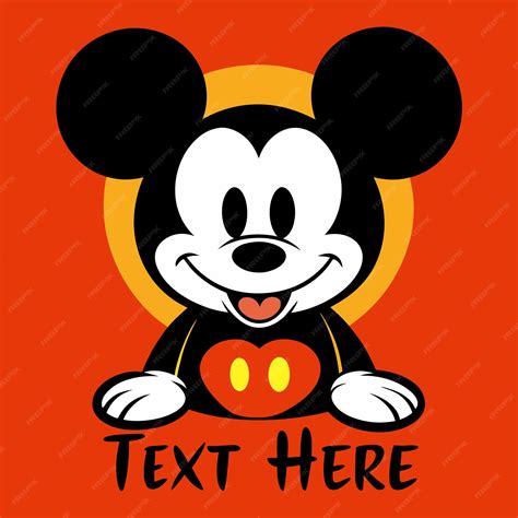 A cartoon character that says here here here here here | Premium AI ...