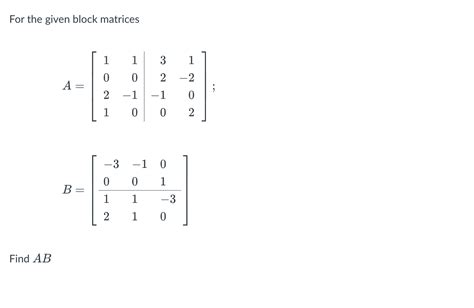Image result for Block Matrices Explained