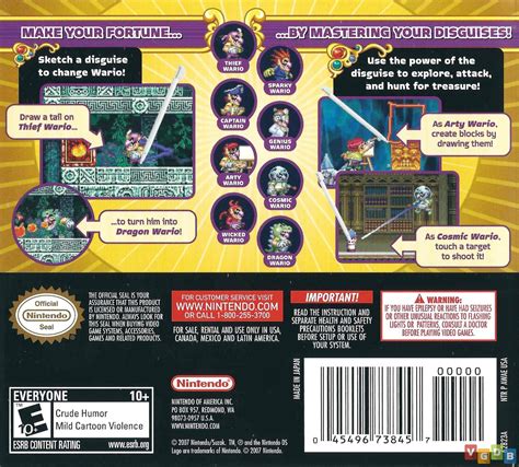 Wario: Master of Disguise - VGDB - Vídeo Game Data Base
