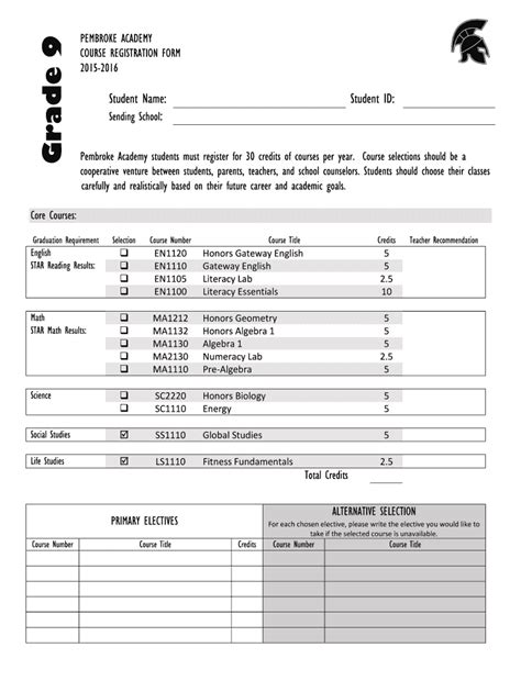 Fillable Online Student Name Student ID - SAU 53 Fax Email Print ...