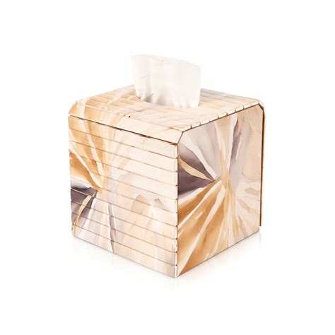 Golden Bloom: Flexi Square Tissue Box – The Bling Edit